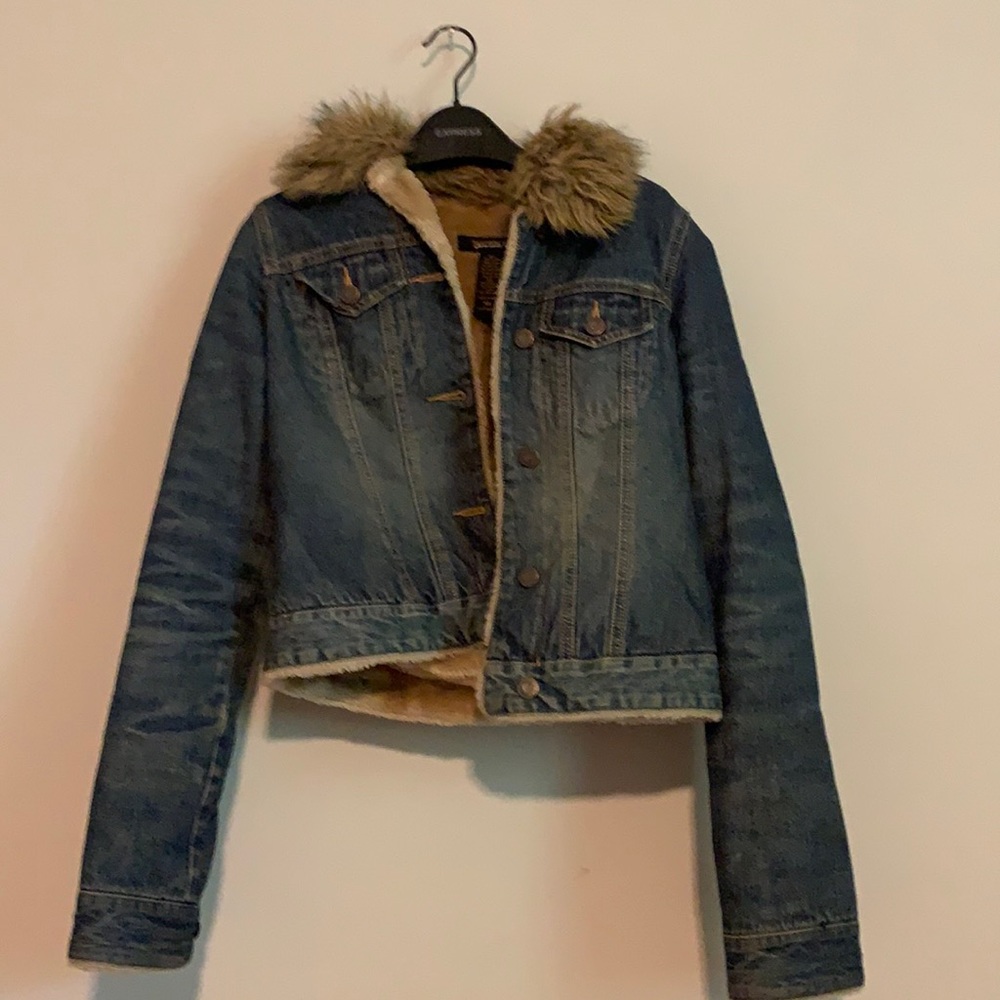 Abercrombie and Fitch XS thick denim jacket
